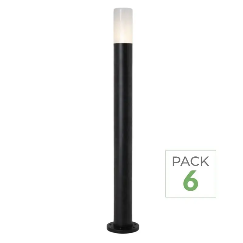 Pack de 6 - Borne Extérieure 100cm 220V IP65