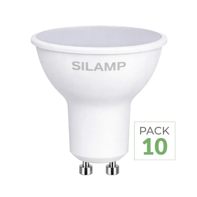 Pack de 10 - Ampoule LED GU10 8W 220V