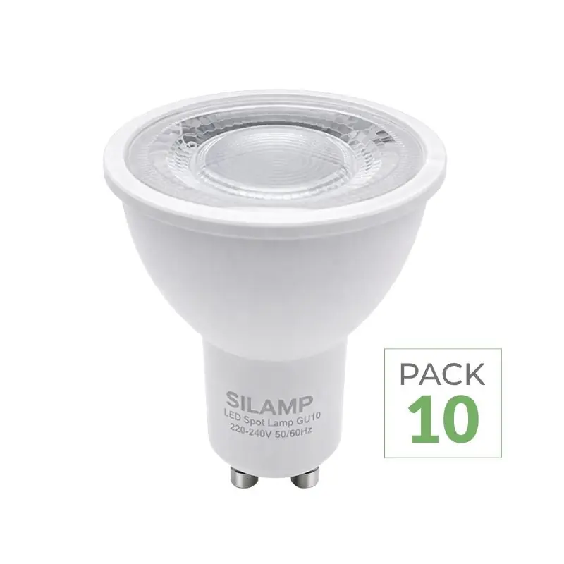 Pack de 10 - Ampoule LED GU10 Dimmable 8W 220V SMD2835 PAR16 60°
