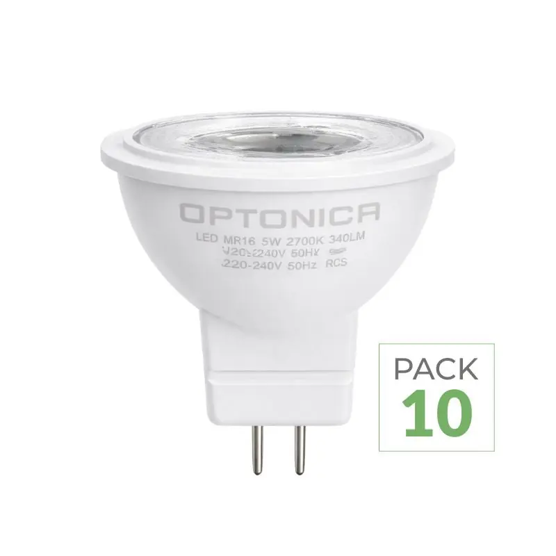 Pack de 10 - Ampoule LED GU4 \\/ MR11 3W 12V