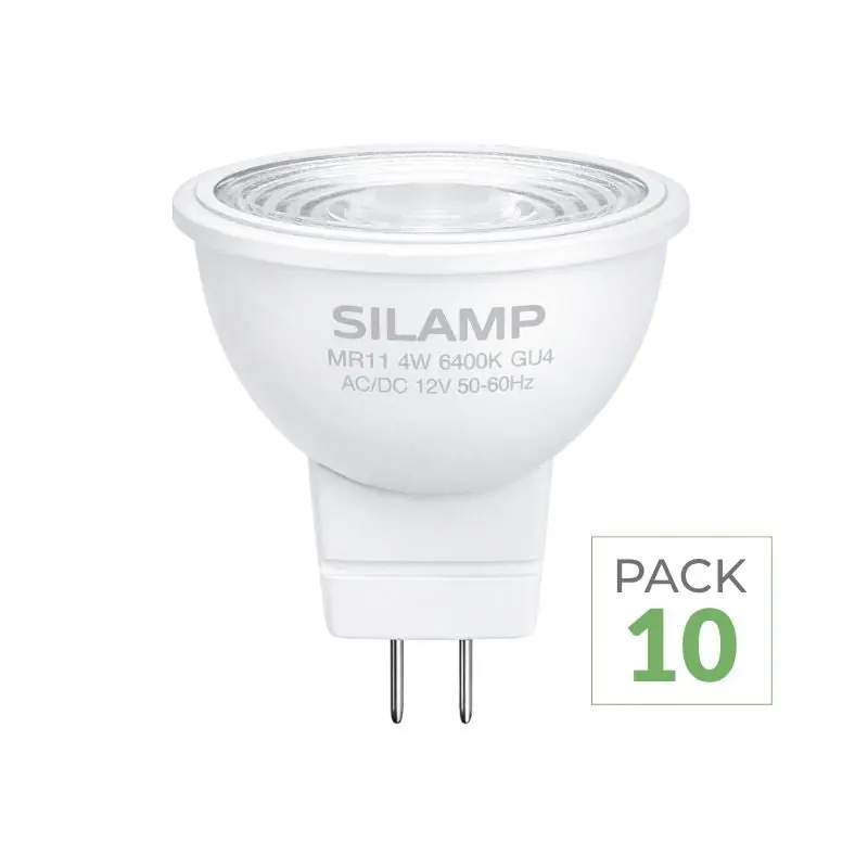 Pack de 10 - Ampoule LED GU4 \\/ MR11 4W 12V