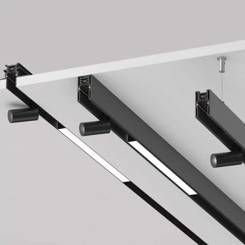 Kit Rail Magnétique en Saillie + Fixations (2 m)
