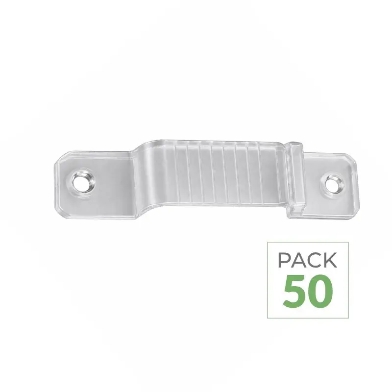 Pack de 50 - Support de Fixation Bandeau LED 220V
