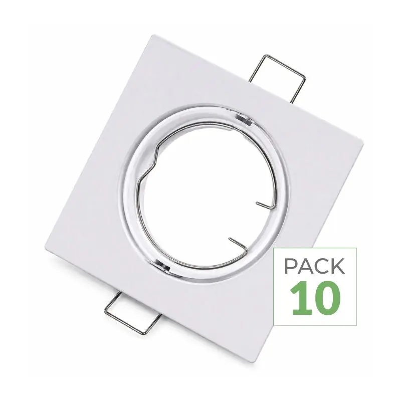 Pack de  10 - Support Spot Carré Orientable