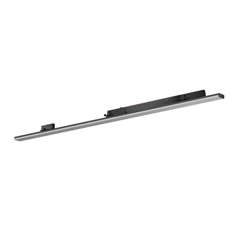 Linéaire sur Rail Triphasé 40-55W Ajustable 120cm 120° CCT Noir - 3000K\\/4000K\\/6000K