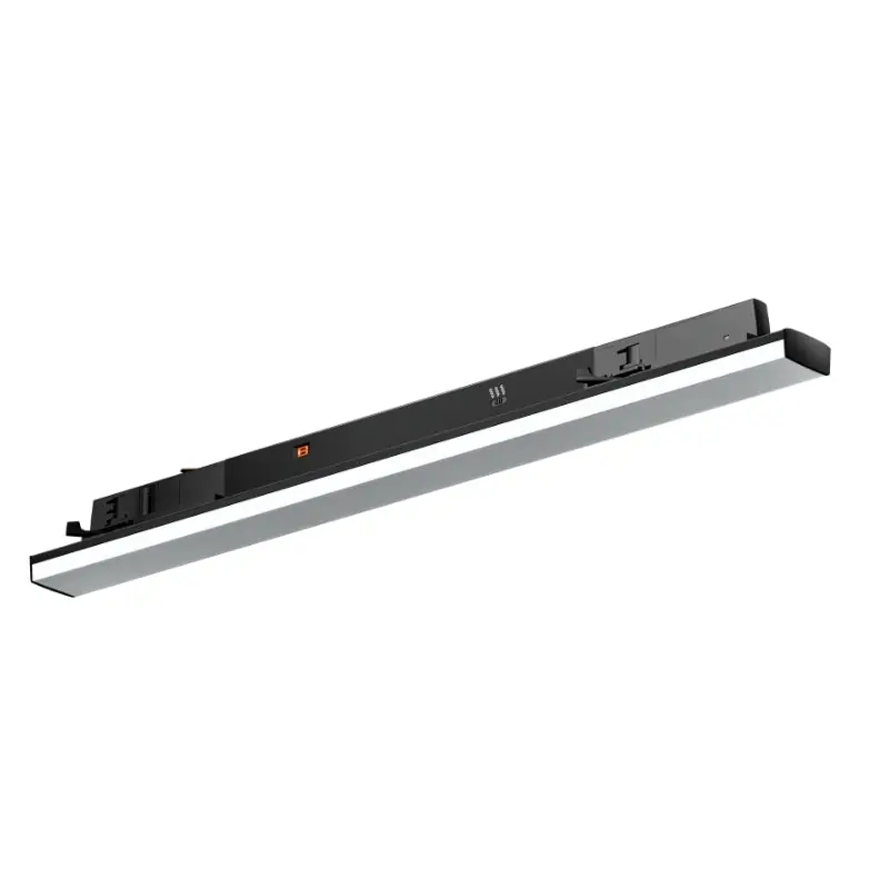 Linéaire sur Rail Triphasé 15-30W Ajustable 60cm 120° CCT Noir - 3000K\\/4000K\\/6000K