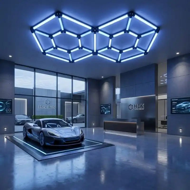 Kit 14 LED Hexagonal 315W - Forme Double Hexagone