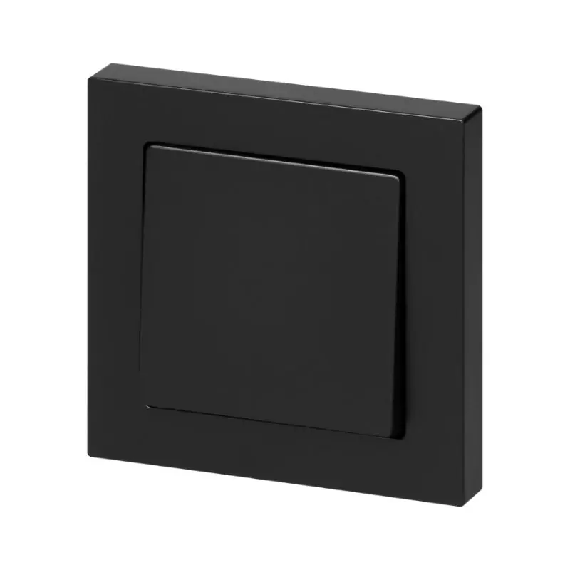 Interrupteur Simple Encastré 10A 250V - Noir