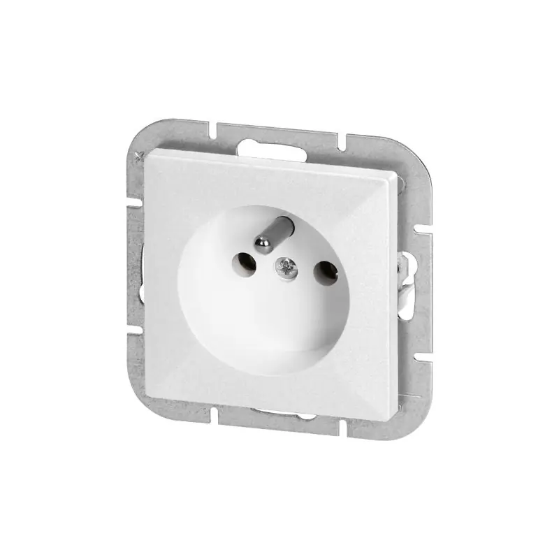Prise Encastrée 2P+T 16A 250V - Blanc