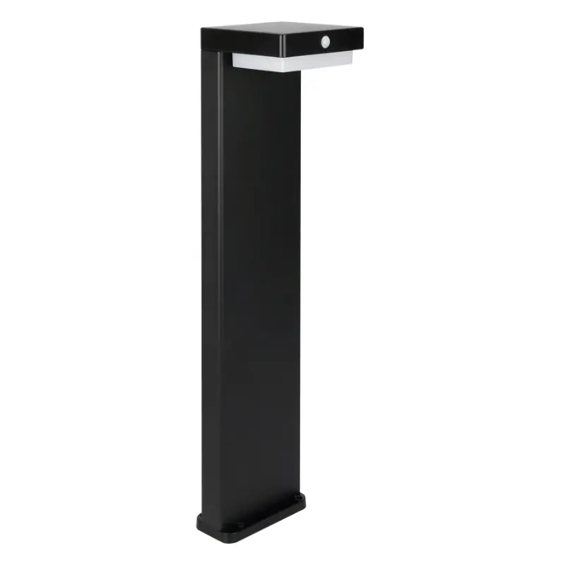 Borne de Jardin Solaire à Piquer 220lm USB-C Carré IP54 Noir