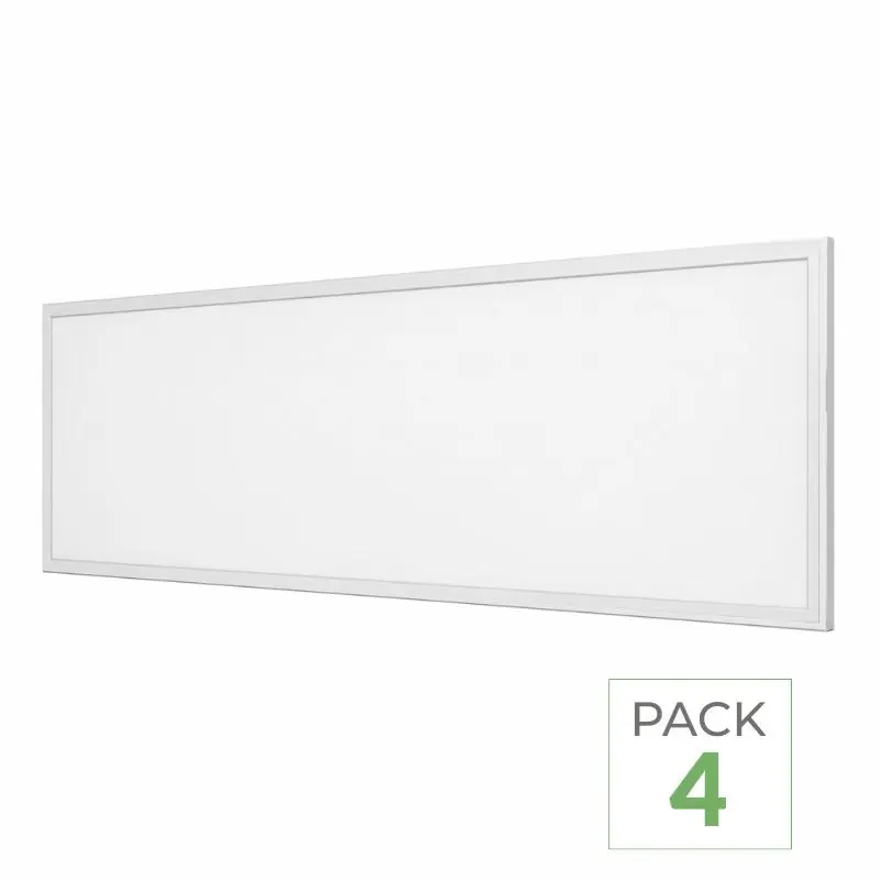 Pack de 4 - Panneau LED Slim 120x60 60W 120lm\\/W Sans Flicker