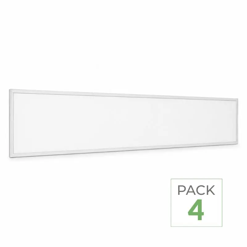 Pack de 4 - Panneau LED Slim 150x30 40W 120lm\\/W Sans Flicker