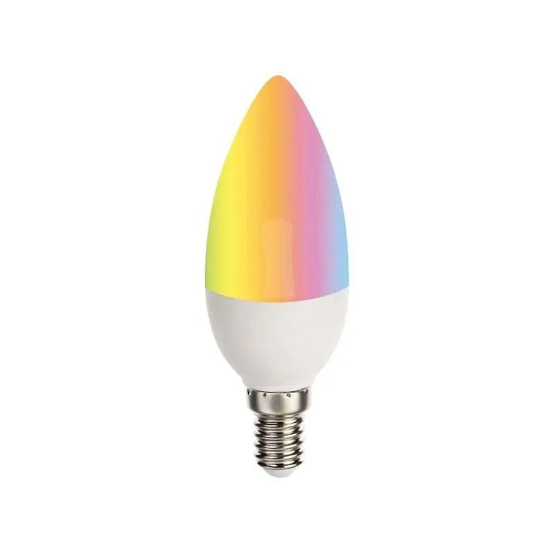 Wifi e14 5.5W RGBW C37 aangesloten LED -lamp