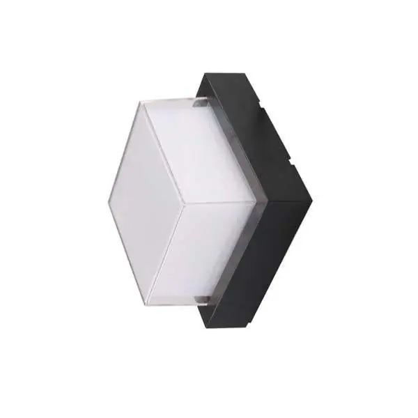 Black Wall Light Cube LED IP65