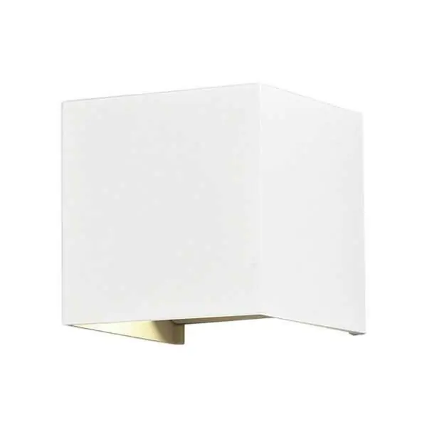 LED 6W IP54 vierkant design muurlicht