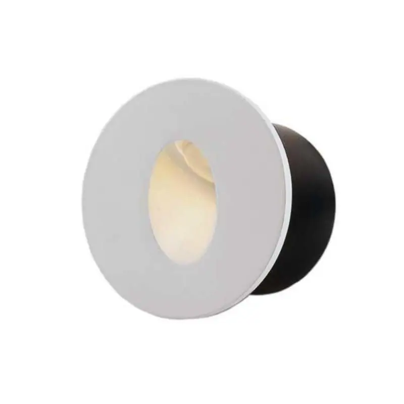 Ronde gebouwd -in LED -tag 3W 220V 34 ° witte IP20 voor trappen