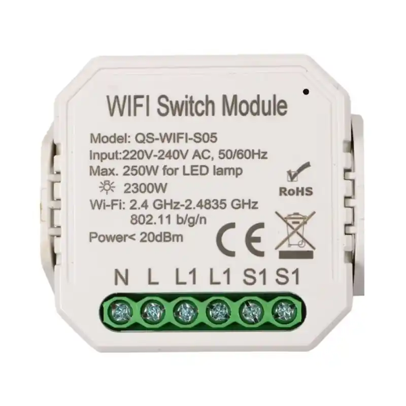 WiFi Switch -module met wattmeter