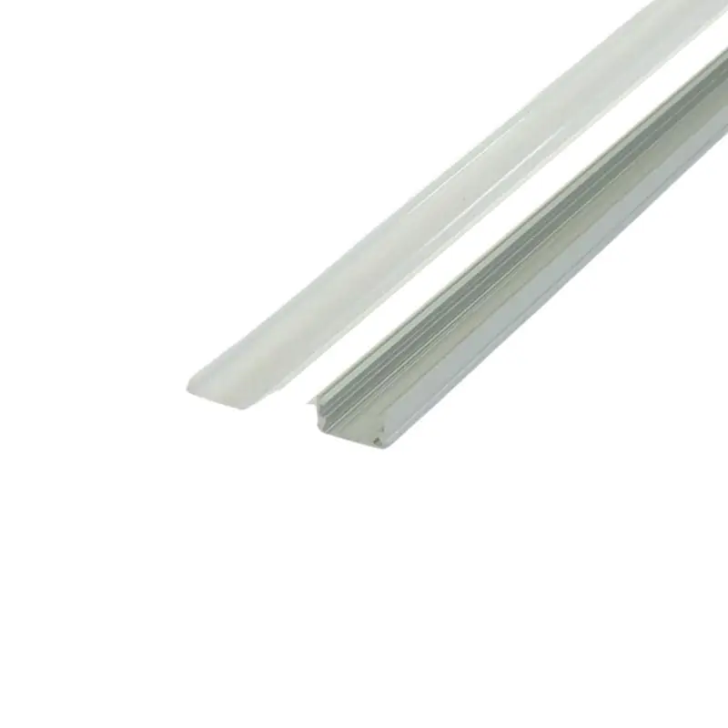 Aluminium profiel voor LED -lint opafgaand witte hoes
