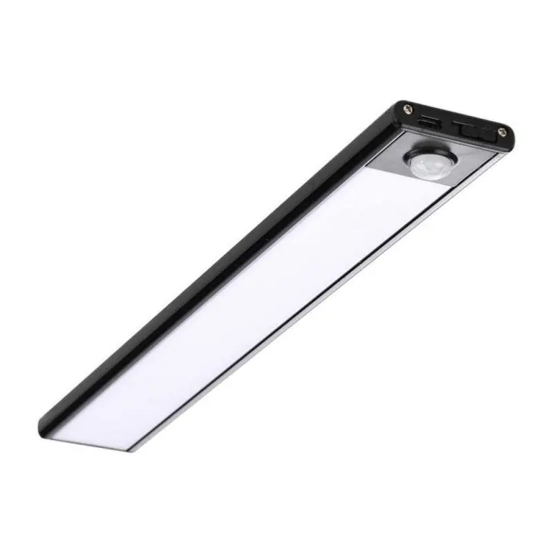 USB oplaadbaar LED 30 cm 1,5 W zwart met bewegingsdetector