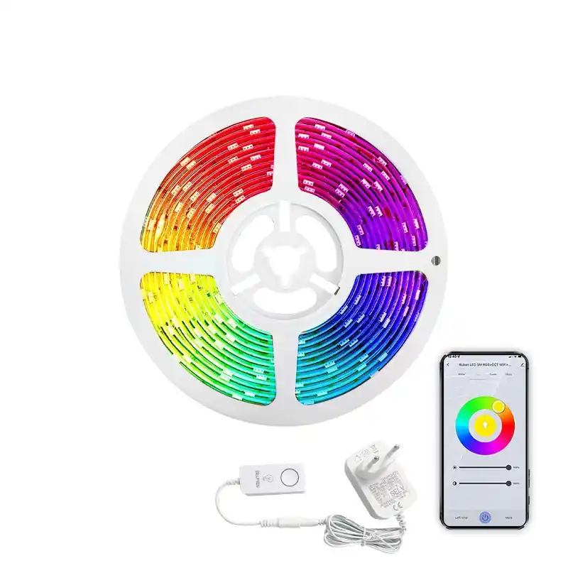 Aangesloten LED -lint wifi rgbw 12v IP44 90led\\/m