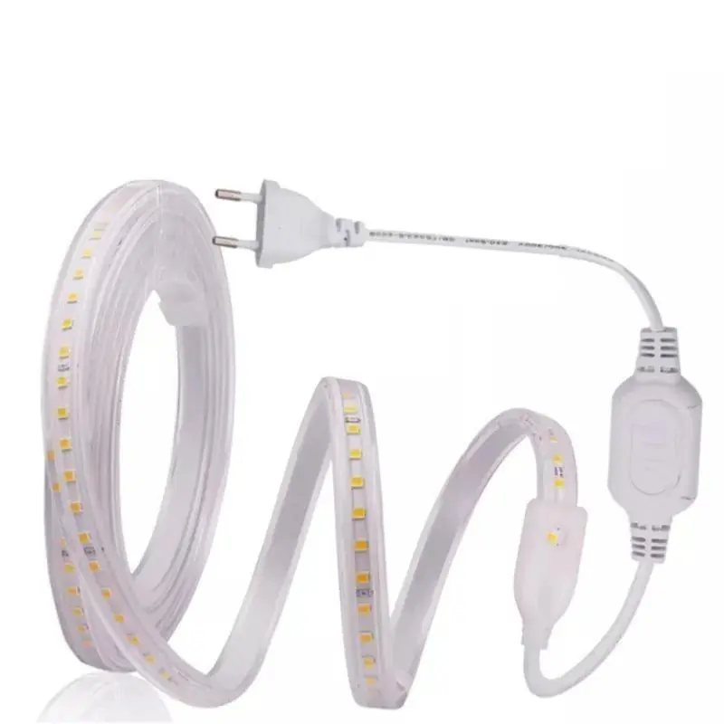 LED -lint aan het einde 50m 220V gekruld 20 cm IP65 2835 120led\\/m