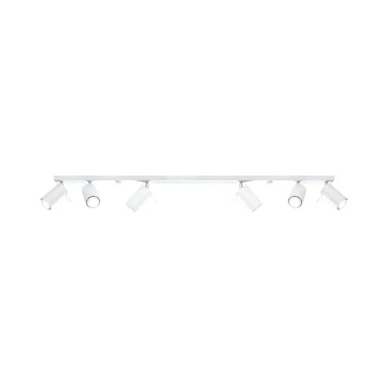 Plafondlamp 6 verstelbare houten vlekken voor GU10 -lamp