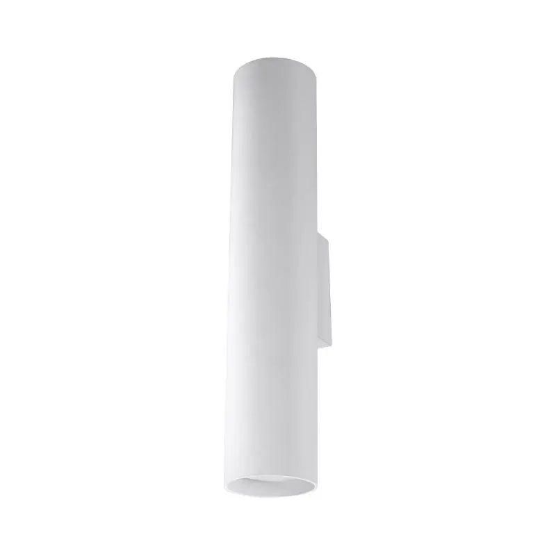 Wandwandlamp witte cilinderbuis voor GU10 -lamp