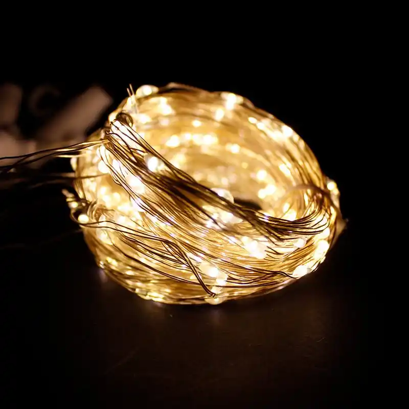 LED LED GUIRLAND USB 3x3M 300 LED Rideau + afstandsbediening - Warm wit