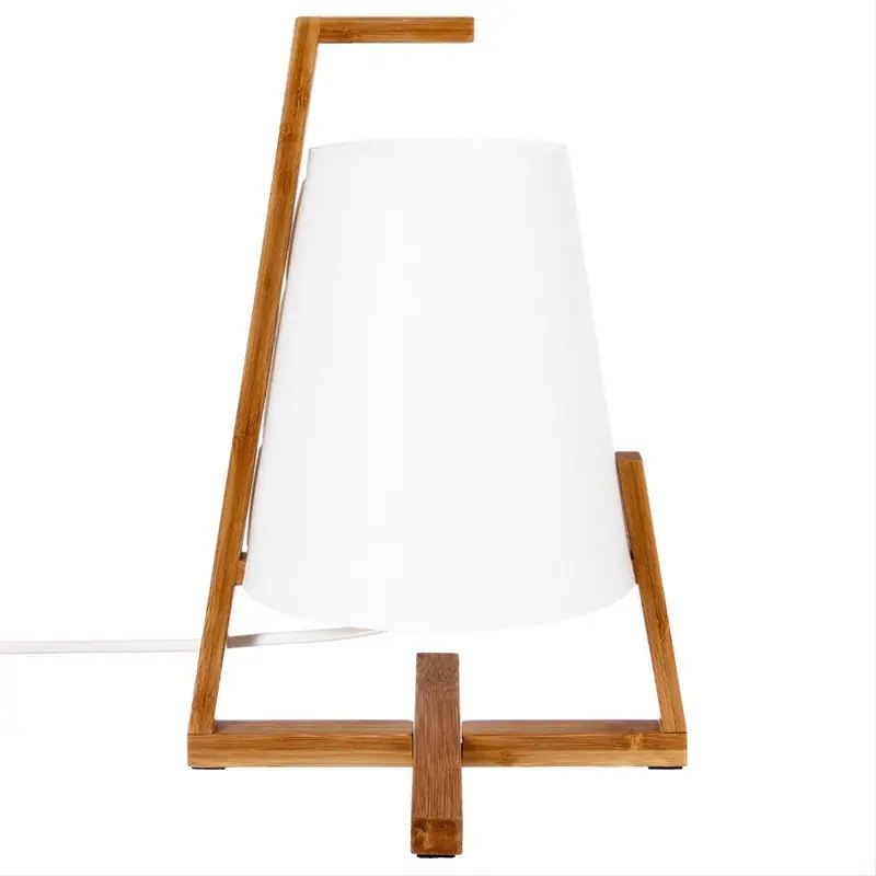 Bamboe en polypropyleen 32 cm bamboe lamp