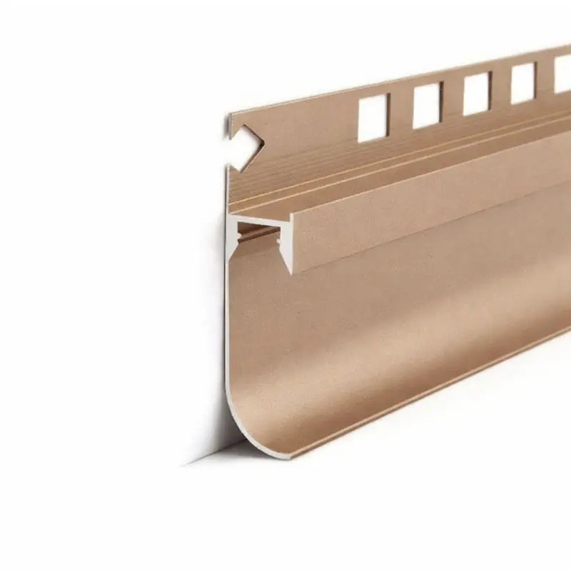 2 m gouden aluminium profiel voor LED -lint