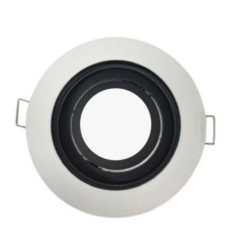 Gebouwd -In Spot Support Gu10 Wit\\/zwarte ronde verstelbaar