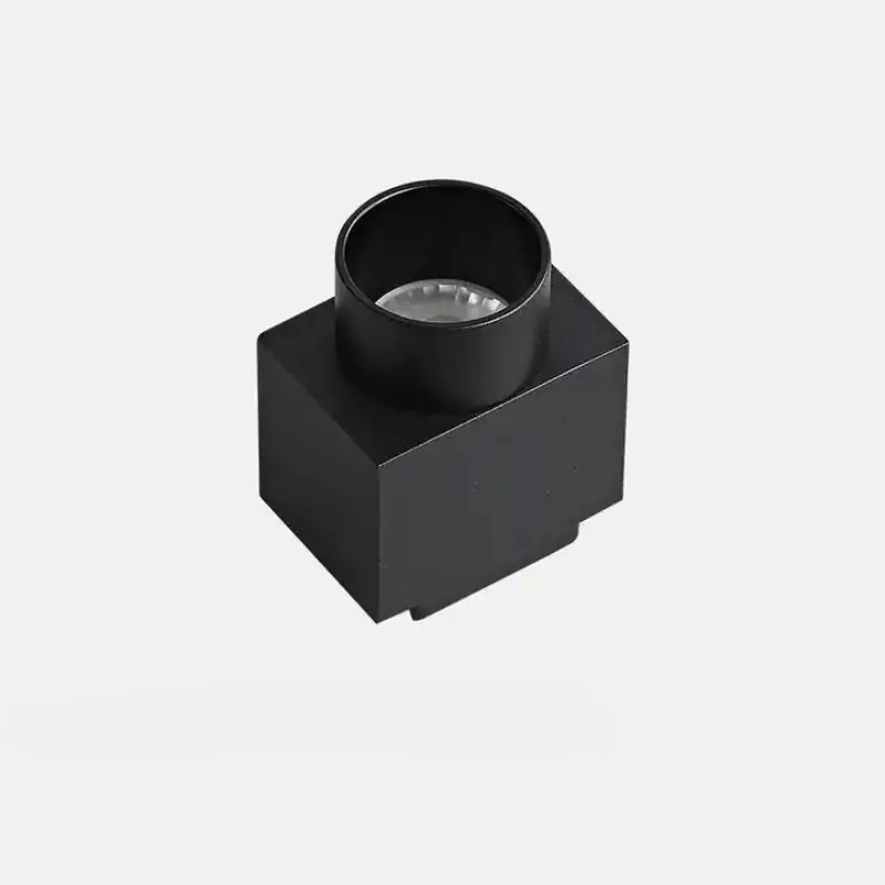 Vaste LED-spot 5W zwart voor extra platte magneetrail MM30