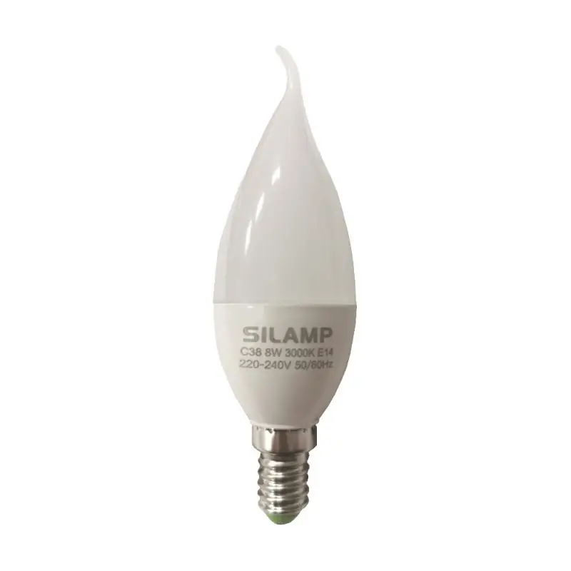 Bulbo E14 LED Flame 8W 220V Ø38 mm