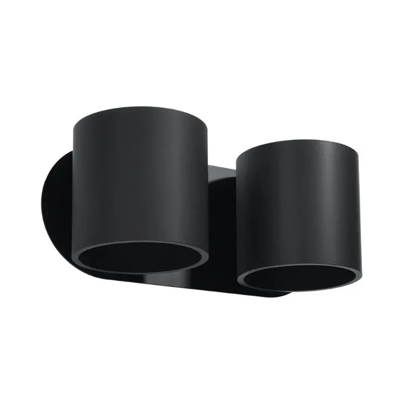 Luz de pared de cilindro 2 puntos de luz para la bombilla G9