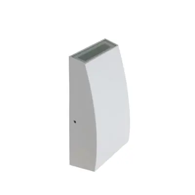 Luz de pared LED 7W IP44 doble viga blanca
