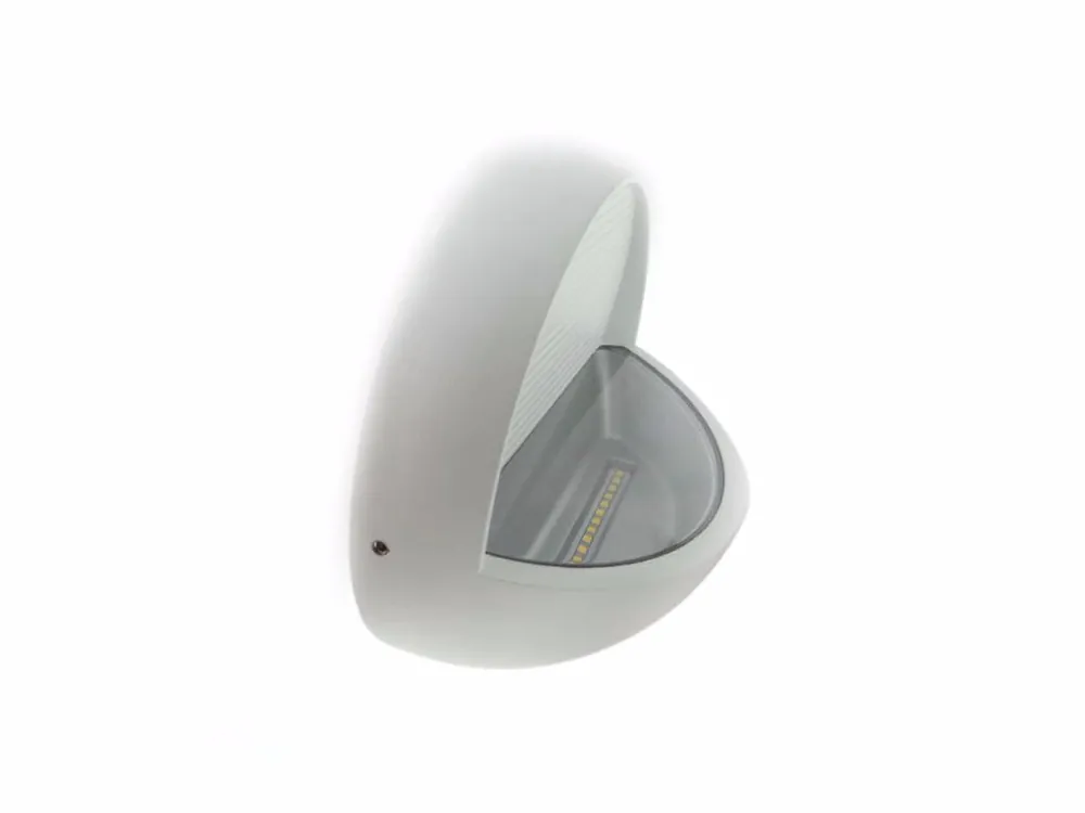 Luz de pared LED 7W IP44 Oval White