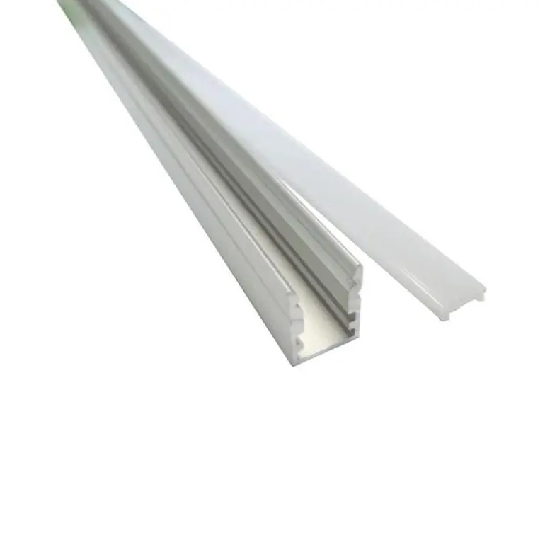 Perfil de aluminio para diadema LED - caché blanco opic