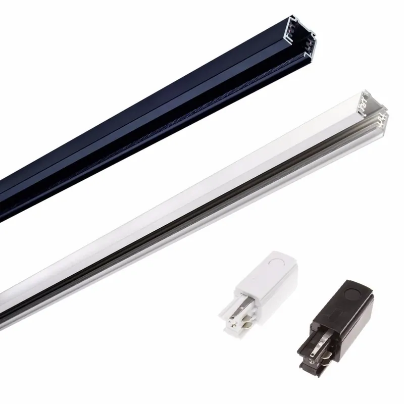 Rail de tres fases para puntos LED