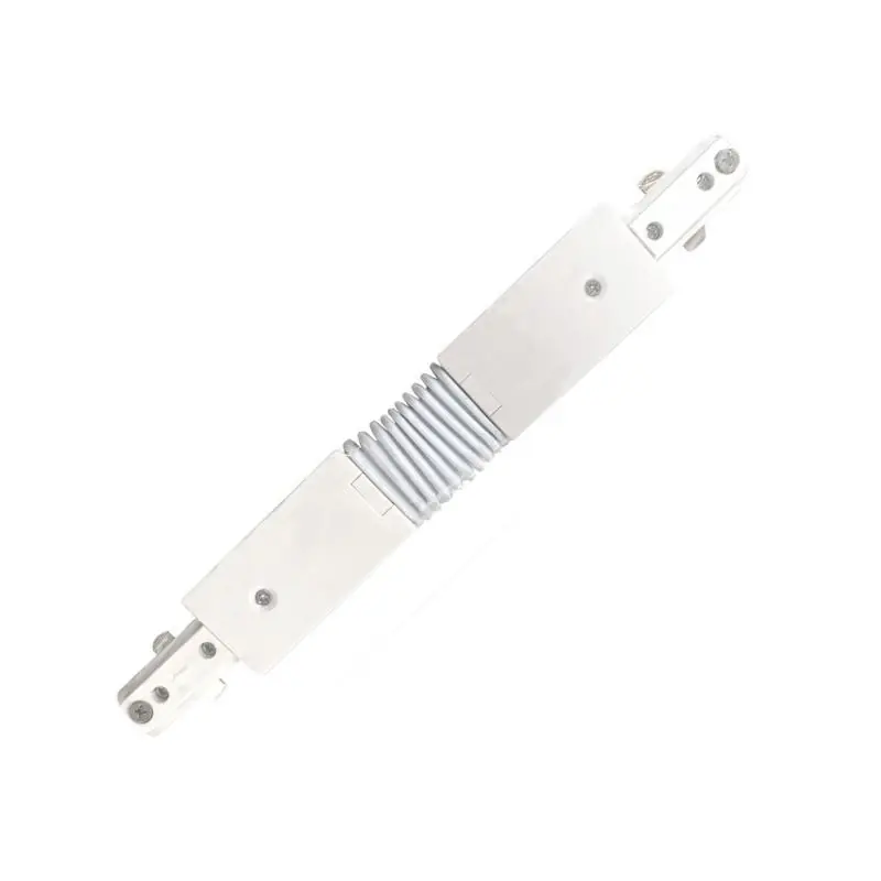 Conector de riel de una sola fase flexible