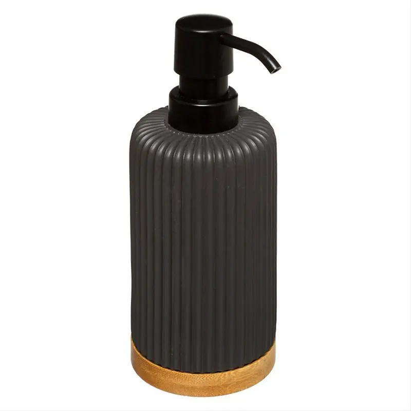 Dispensador de jabón líquido de 270 ml en alivio lineal - blanco