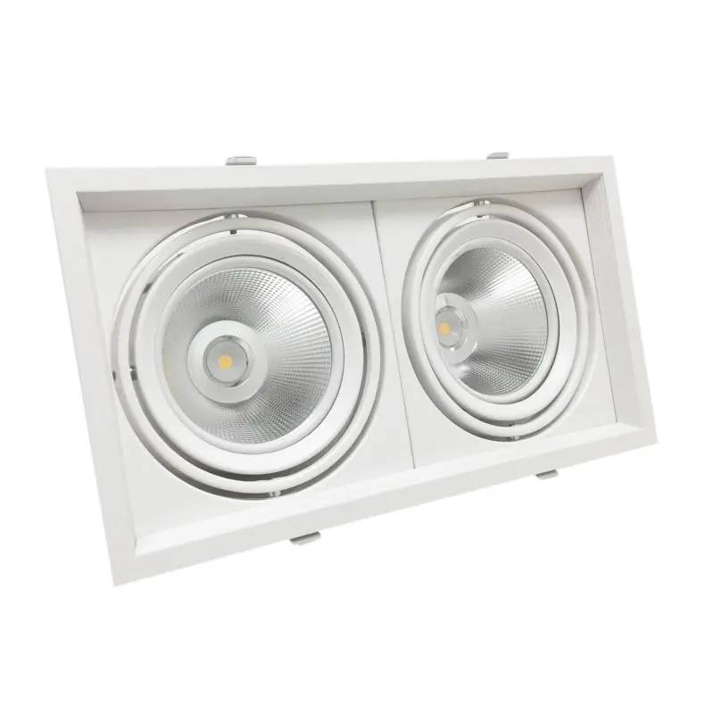 Kit de soporte de doble AR111 construido con bombillas LED 20W