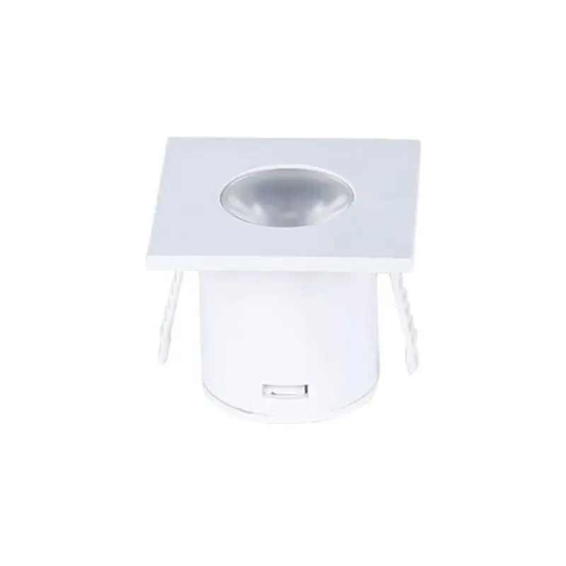 Construido -in LED Mini 1W 90 ° cuadrado.