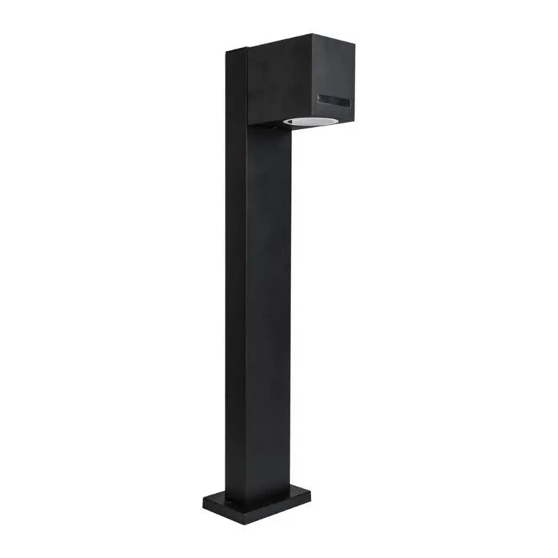 Terminal de jardín negro de 50 cm IP54 para bulbo Gu10