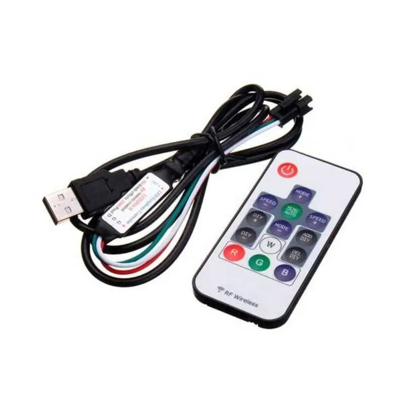Controlador y control remoto para una cinta digital RGB de 5V