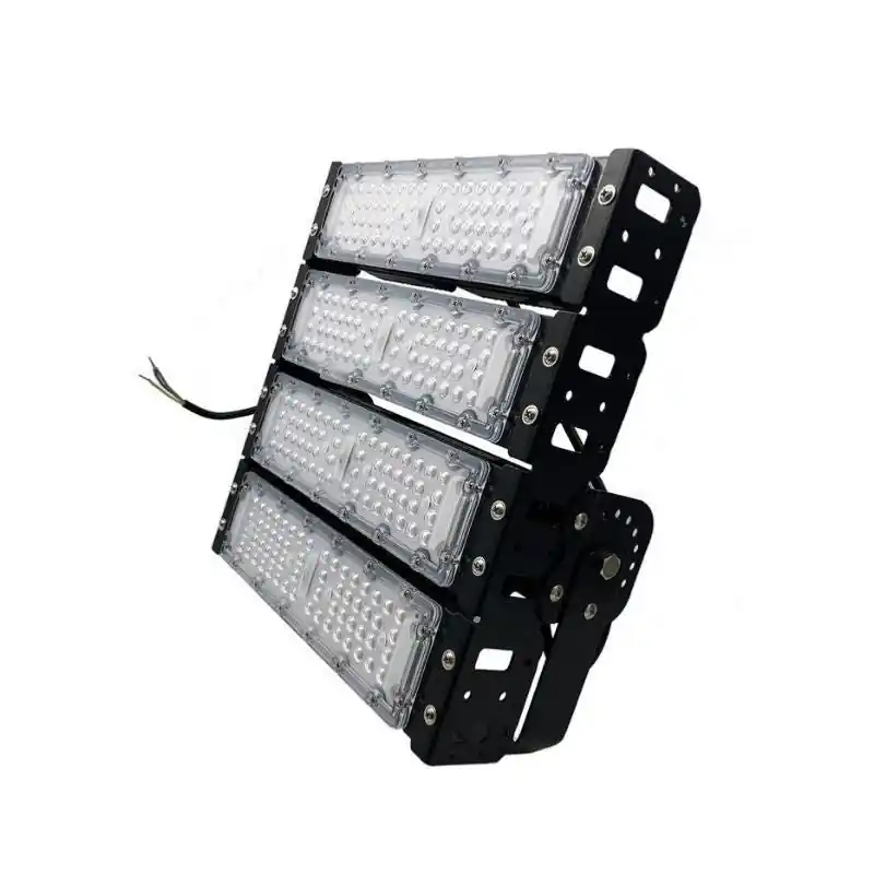 Proyector LED industrial potente 200W IP65 Negro