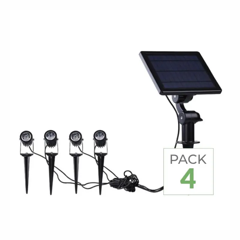 Solar Spots conectados a Prick RGB IP55 (lote de 4)
