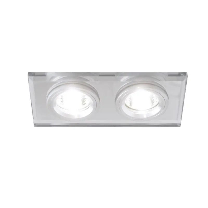 Built -Up Double Support y Chrome para la bombilla LED de enchufe Gu10 +