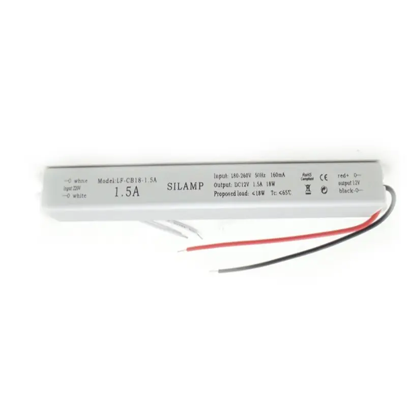 220V 12V 18W DC 1.5A Transformador