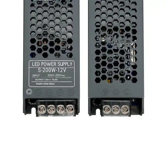 220V 12V 200W Transformador IP20 DC 16.5A