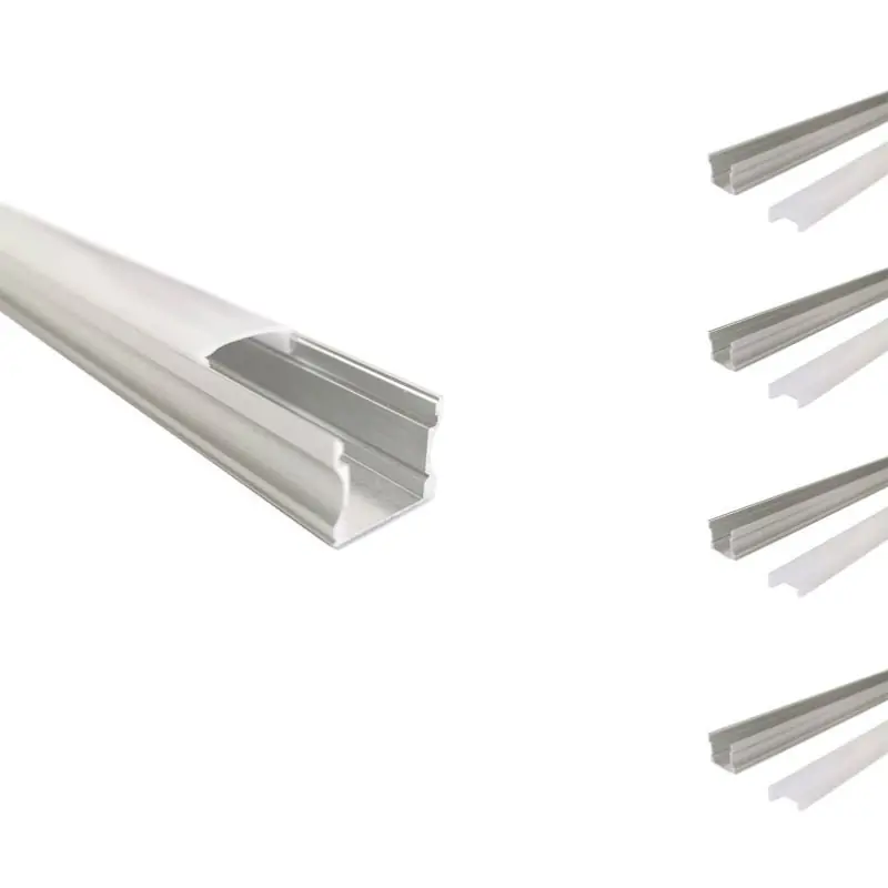 Perfil de aluminio para la cubierta opaca de tira LED